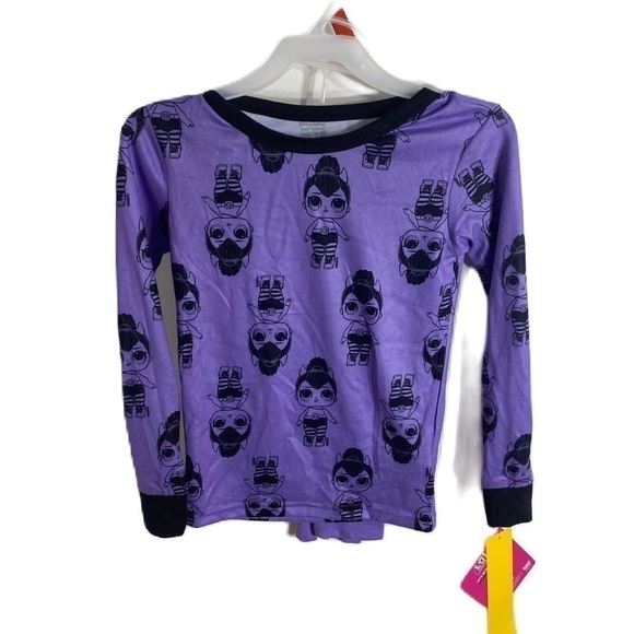 OMG LOL Doll Pajama Set NEW Sz 8 Halloween Purple Devil Horn - Picture 1 of 5